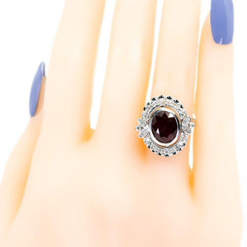 Bague 55.5 Bague rubis entourage diamants 58 Facettes 71B6100F25574B948979BEE5BAEE5E92