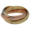 Bague 54 Bague Cartier, modèle "Constellation", 3 ors et diamants. 58 Facettes 31032