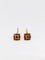 Boucles d'oreilles Boucles d'oreilles dormeuses Or jaune Grenats 58 Facettes J266