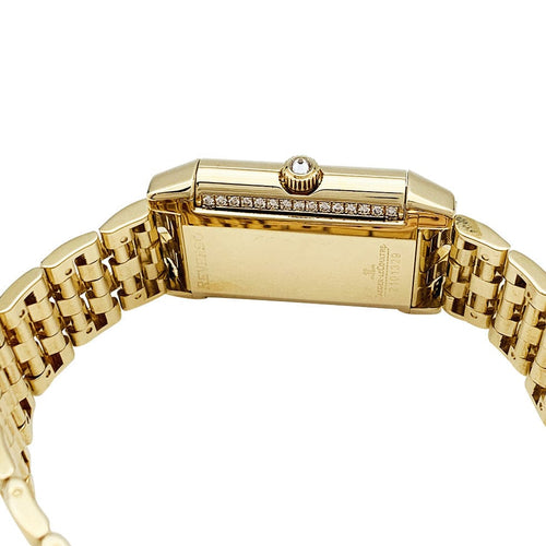 Montre Montre Jaeger Lecoultre "Reverso Duetto" en or jaune, nacre et diamants. 58 Facettes 30786