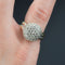 Bague 44 Bague occasion pavage de diamants 58 Facettes 21-189C