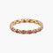 Bague 52 / Rubis / Or Jaune ALLIANCE "ROUGE" OR & RUBIS 58 Facettes BO/220065
