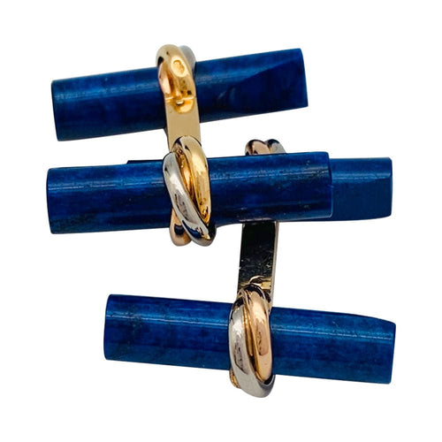 Boutons de manchette Boutons de manchette Cartier 3 ors, bâtonnets interchangeables. 58 Facettes 31735