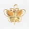Pendentif Pendentif papillon or jaune et perles 58 Facettes CVP40