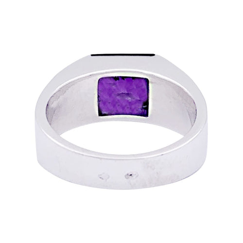 Bague 55 Bague Cartier, "Tank", or blanc, améthyste. 58 Facettes 33391