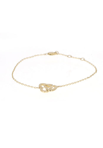 Bracelet Bracelet DINH VAN Double Coeurs R10 58 Facettes 63489-59807