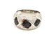 Bague 55 Bague Or blanc Diamant 58 Facettes 757307CN