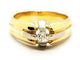 Bague 59 Bague Solitaire Or jaune Diamant 58 Facettes 1732335CN
