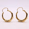 Boucles d'oreilles Créoles en or jaune 58 Facettes