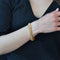 Bracelet Bracelet gourmette en or rose ancienne 58 Facettes 22-167