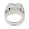 Bague 51 Bague Poiray "Sceau de Coeurs" en or blanc, céramique et diamants. 58 Facettes 31458