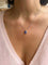 Collier Collier Or gris Saphir poire Diamant 58 Facettes 1