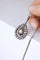 Collier Collier pendentif goutte ancien or et argent, diamants taille rose 58 Facettes