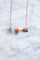 Collier Collier flèche ancien or et corail 58 Facettes