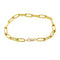 Bracelet Bracelet or jaune maille forçat allongée. 58 Facettes 31120