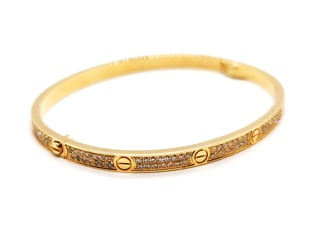 Bracelet Cartier Bracelet Love Or jaune Diamant 58 Facettes 1426688CN