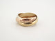 Bague 48 bague CARTIER trinity mm 3 ors jaune rose blanc 58 Facettes 255639