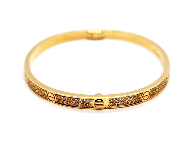 Bracelet Cartier Bracelet Love Or jaune Diamant 58 Facettes 1426688CN