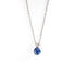 Collier Collier Or gris Saphir poire Diamant 58 Facettes 1