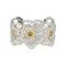 Bague 50 Bague Buccellati, "Blossoms Gardenia", argent, or jaune, diamants bruns. 58 Facettes 31618