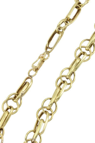 Collier CHAINE MAILLE FANTAISIE DOUBLÉE 58 Facettes 058881