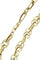 Collier CHAINE MAILLE FANTAISIE DOUBLÉE 58 Facettes 058881