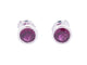 Boucles d'oreilles boucles d'oreilles POIRAY puces lolita rhodolite or 18k 58 Facettes 255879