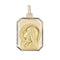 Pendentif Médaille en or rose Sainte Thérèse 58 Facettes 14-196
