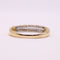 Bague 56 Bague double rangs de diamants 58 Facettes 6582
