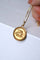 Pendentif Pendentif médaille or jaune vintage astrologique Bélier 58 Facettes