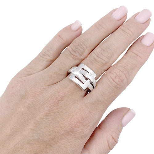 Bague 64 Bague Boucheron, "Déchaînée", or blanc. 58 Facettes 33401