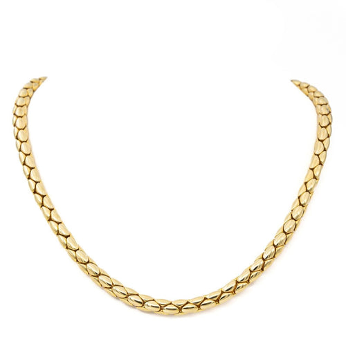 Collier Collier Grain de riz Or jaune Rubis 58 Facettes 2270806CN