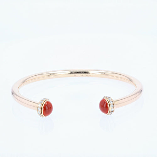 Bracelet Bracelet Piaget Possession ouvert Cornaline et Diamants 58 Facettes 21-853