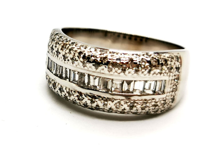 Bague 70 Bague Or blanc Diamant 58 Facettes 1132902CD