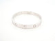 Bracelet bracelet CARTIER love 17cm or gris 18k diamants 1ct 58 Facettes 254957