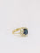 Bague 52 Bague marguerite Or jaune Saphir Diamants 58 Facettes J149