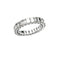 Bague 52 Alliance diamants taille émeraude en or blanc. 58 Facettes 31512