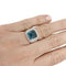 Bague 54 Bague Fred "Pain de sucre" en or blanc, topaze et diamants. 58 Facettes 30984