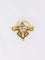 Broche Broche-Pendentif Art-Nouveau Or jaune Perles fines Diamants Grenat 58 Facettes J296