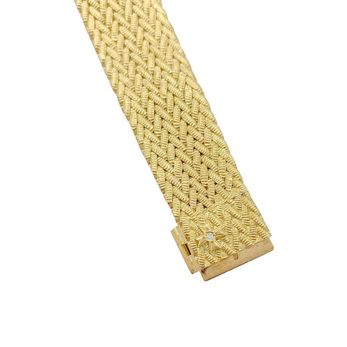 Montre Montre Vacheron Constantin or jaune, diamants. 58 Facettes 31367