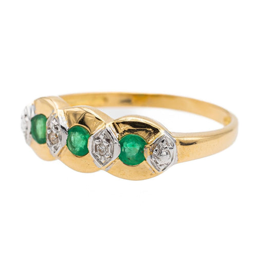 Bague 54 Bague Or jaune Emeraude 58 Facettes 2679577CN