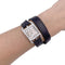 Montre Montre Hermès "Cape Cod" en acier sur cuir. 58 Facettes 32321