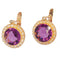 Boucles d'oreilles Boucles d'oreilles améthyste perles 58 Facettes 23240-0487