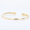 Bracelet Bracelet en or jonc ouvert et ciselé 58 Facettes 21-789
