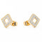 Boucles d'oreilles Boucles d'oreilles Puces Or jaune Diamant 58 Facettes 2090633CN