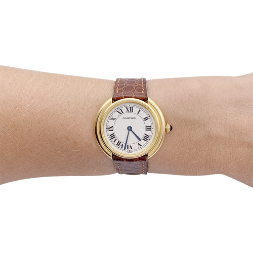Montre Montre Cartier, "Vendôme", or jaune. 58 Facettes 33047