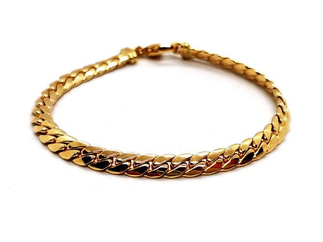 Bracelet Bracelet Maille anglaise Or jaune 58 Facettes 1099694CD