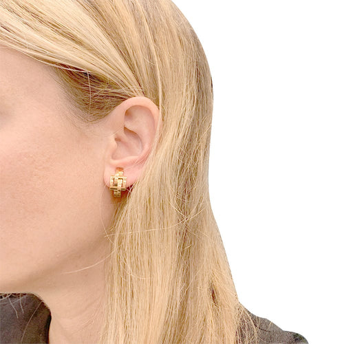 Boucles d'oreilles Boucles d'oreilles Boucheron, "Déchaîné, or jaune. 58 Facettes 32129