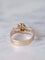 Bague Bague ancienne fleurs et boules en or 18Kt 58 Facettes