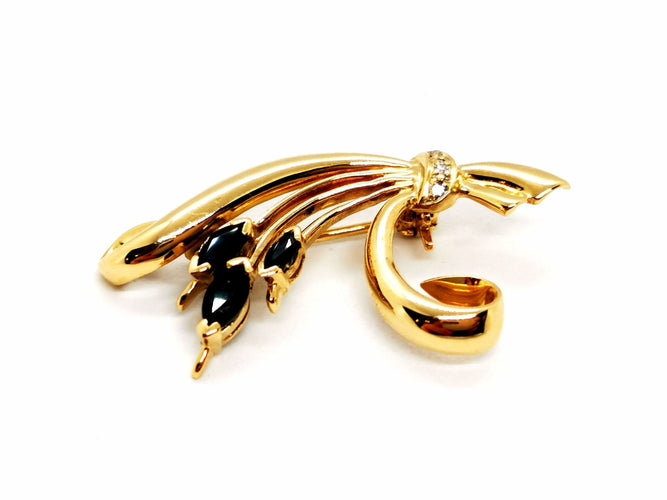 Broche Broche Or jaune Diamant 58 Facettes 1141229CD